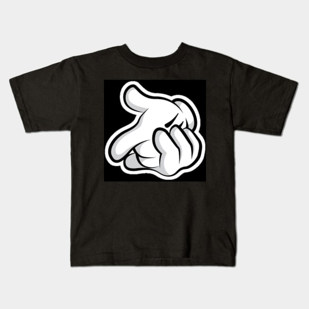 "Put Your Hands Up!" Kids T-Shirt by Orfox56986